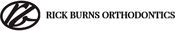 Rick Burns Orthodontics logo featuring stylized teeth icon and practice name text.